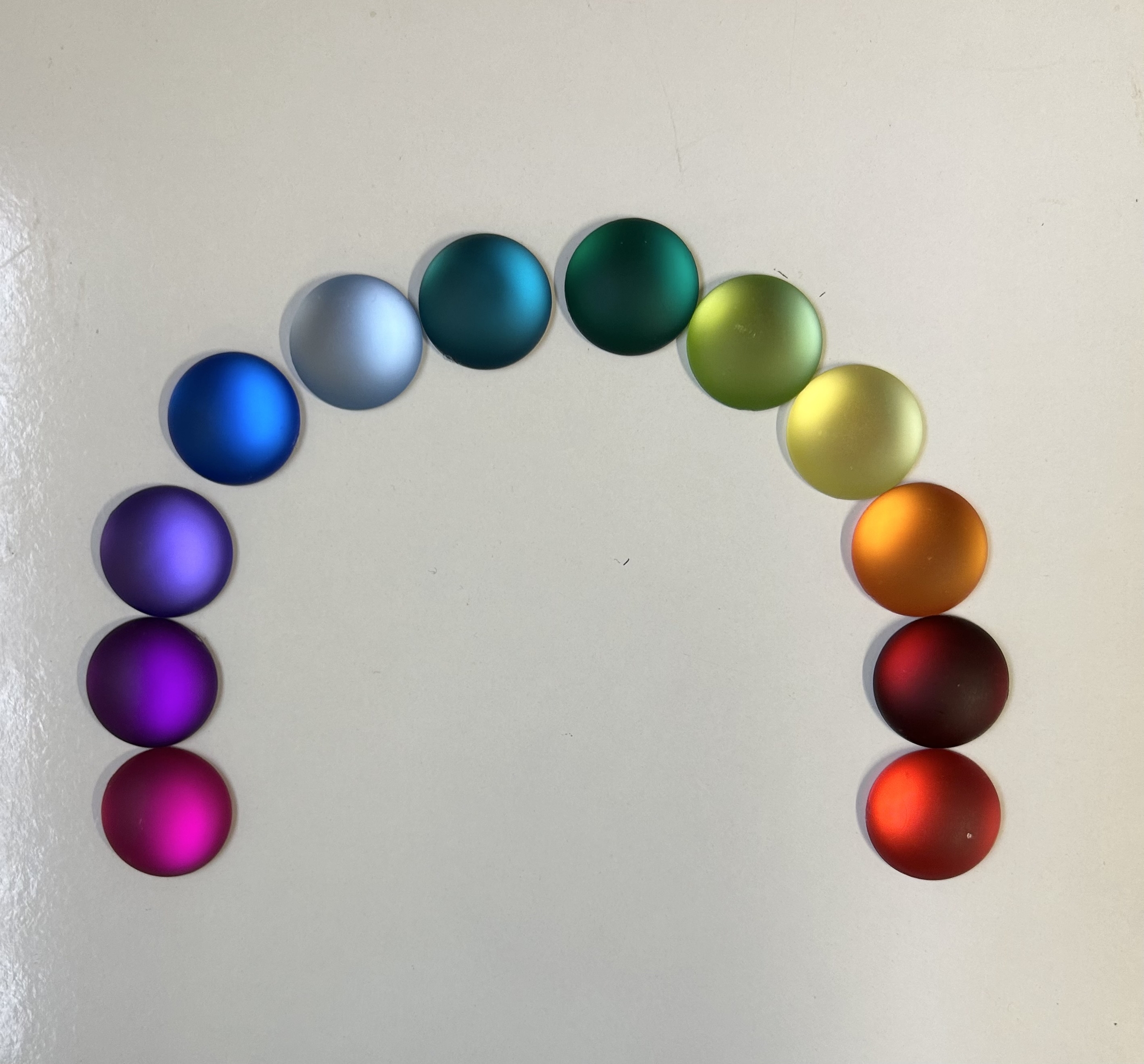 BAUSPIEL Pierres mates arc en ciel