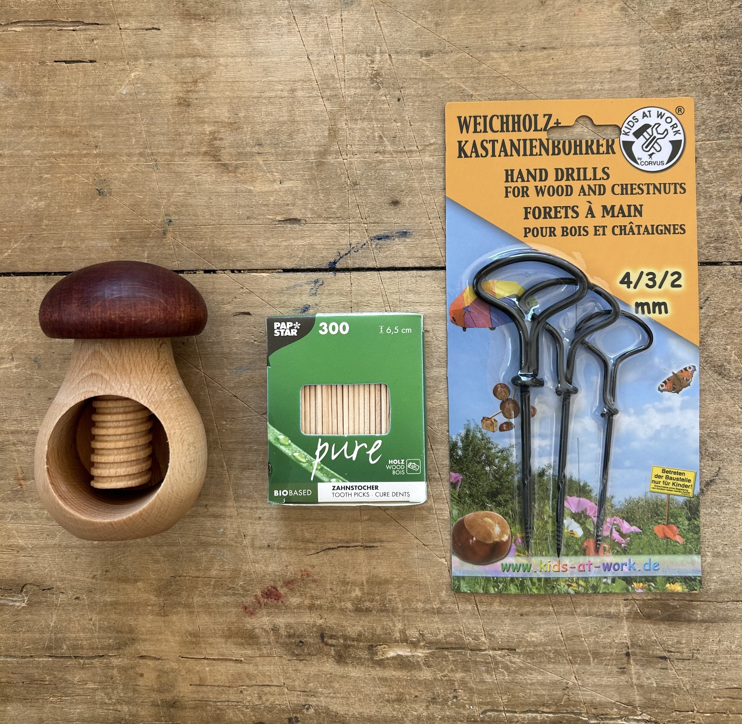 Kit casse noix champignon marron