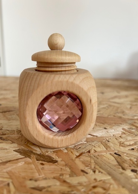 Bauspiel boite tresor pastel