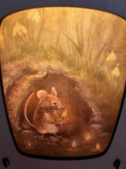 carte souris lampe allumée zoom