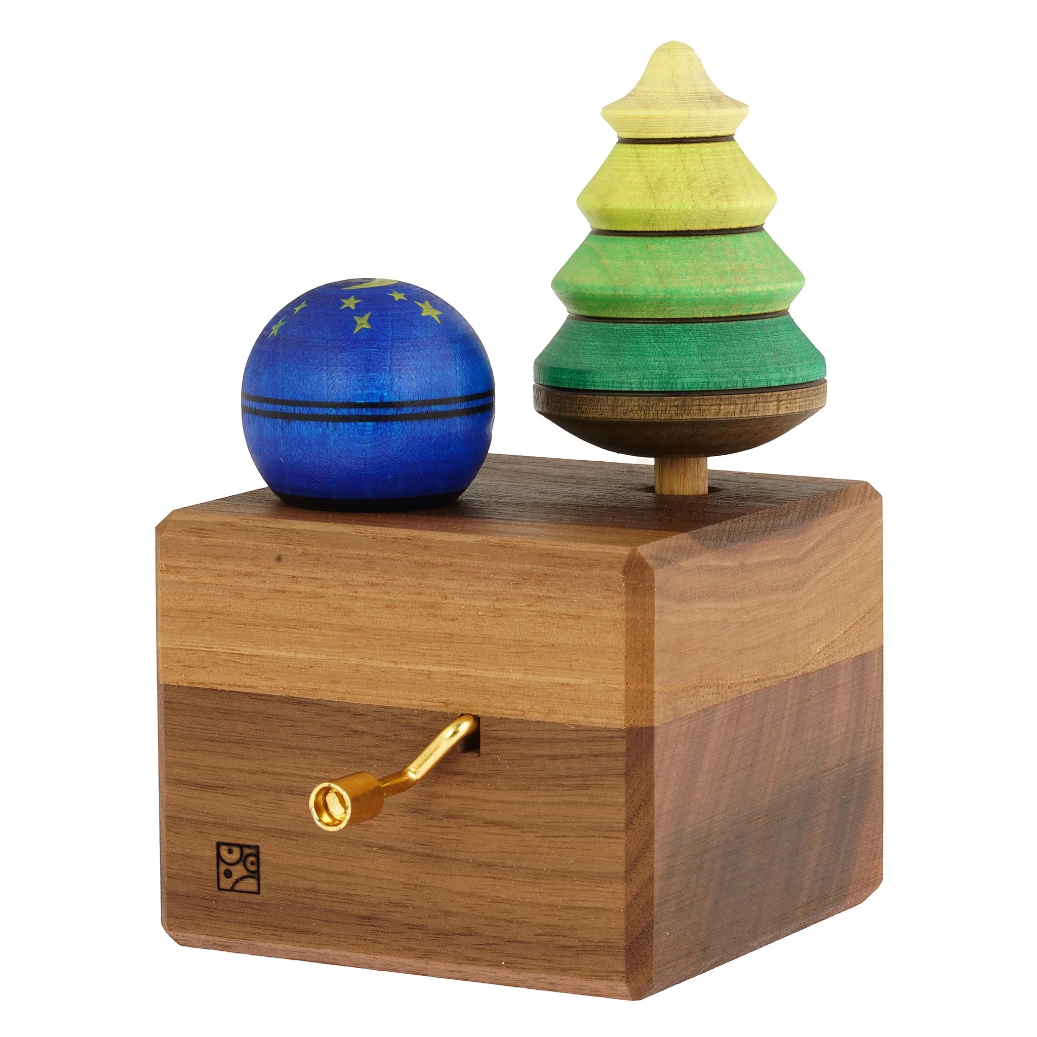 Mader boite musique lune etoile sapin