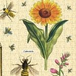 puzzle-1000-pieces-cavallini-abeille-miel