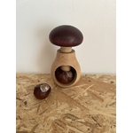 casse noix champignon marron
