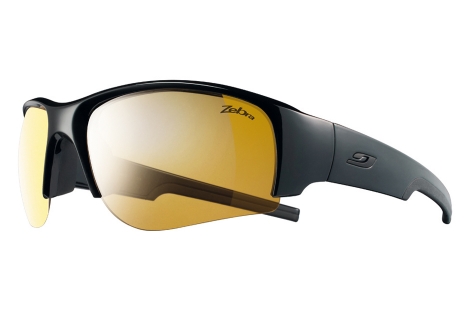 lunettes julbo pour trail running vtt Dust noir-noir zebra