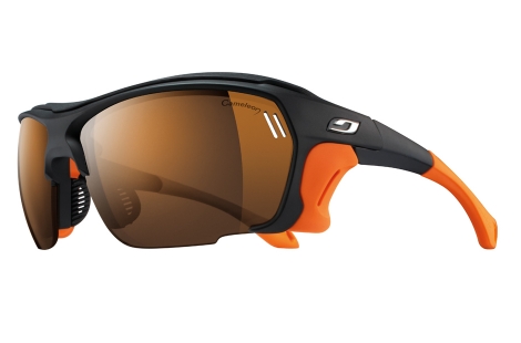 lunettes julbo TREK noir orange cameleon photochromique polarisant