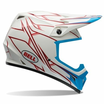 BELL MX 9 Pinned white