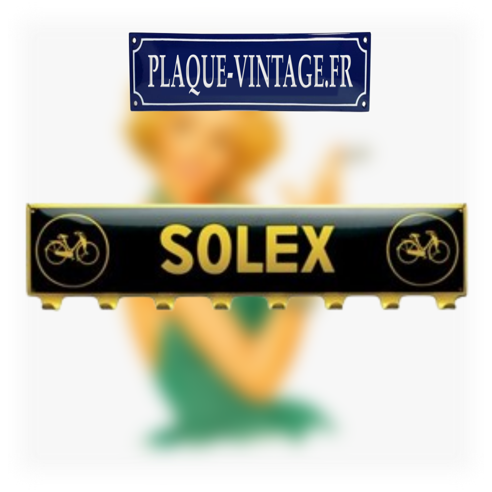 porte-manteau émaillé solex