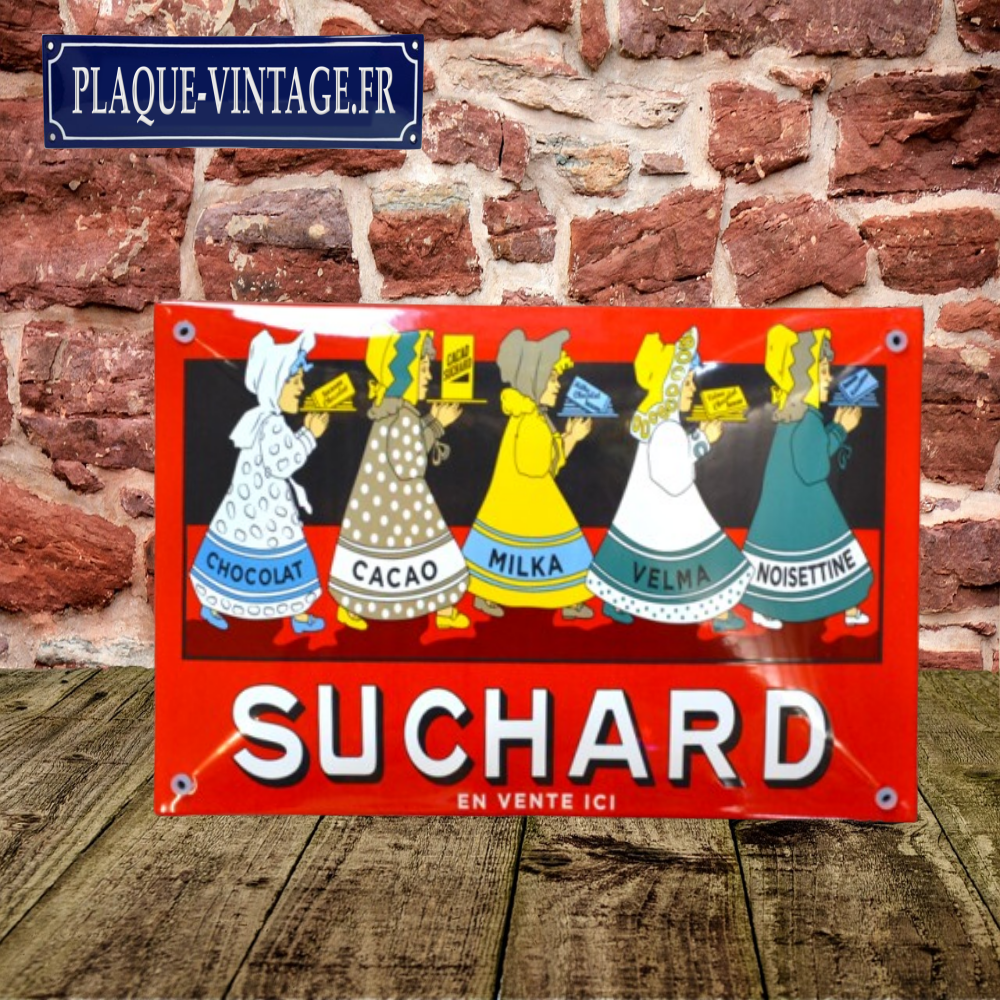 plaque émaillée Suchard