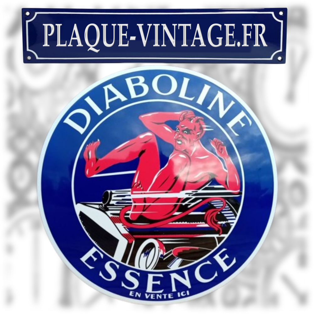 plaque émaillée essence diaboline