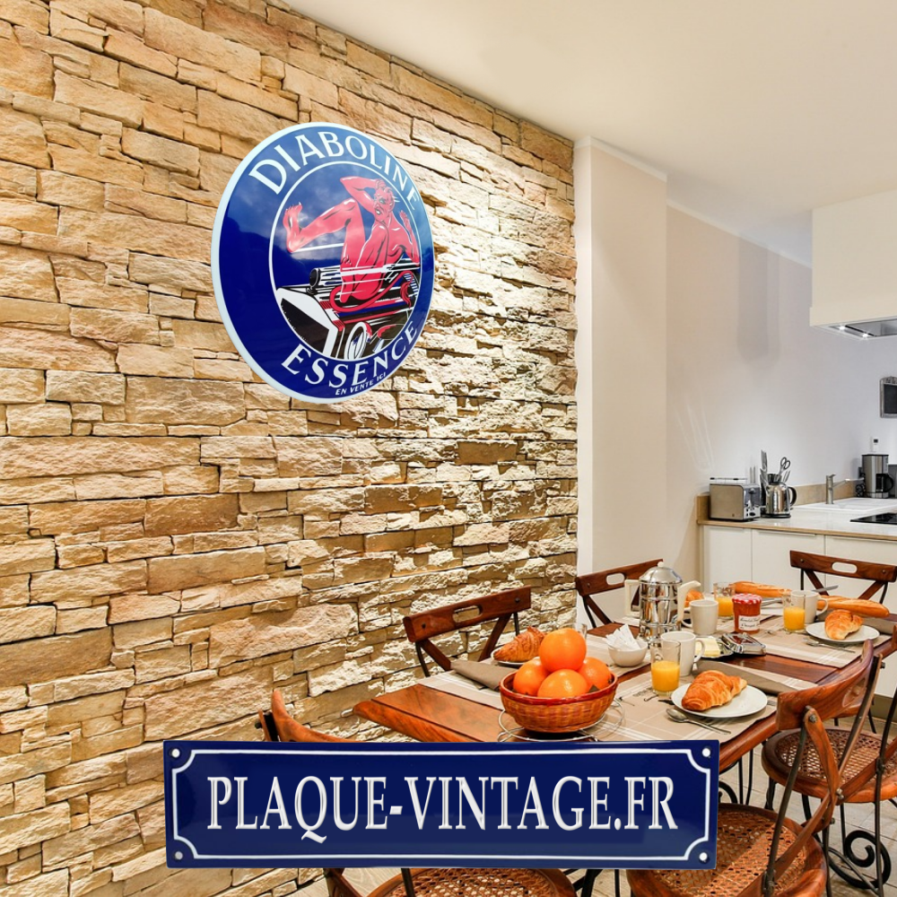 plaque émaillée diaboline en vente ici