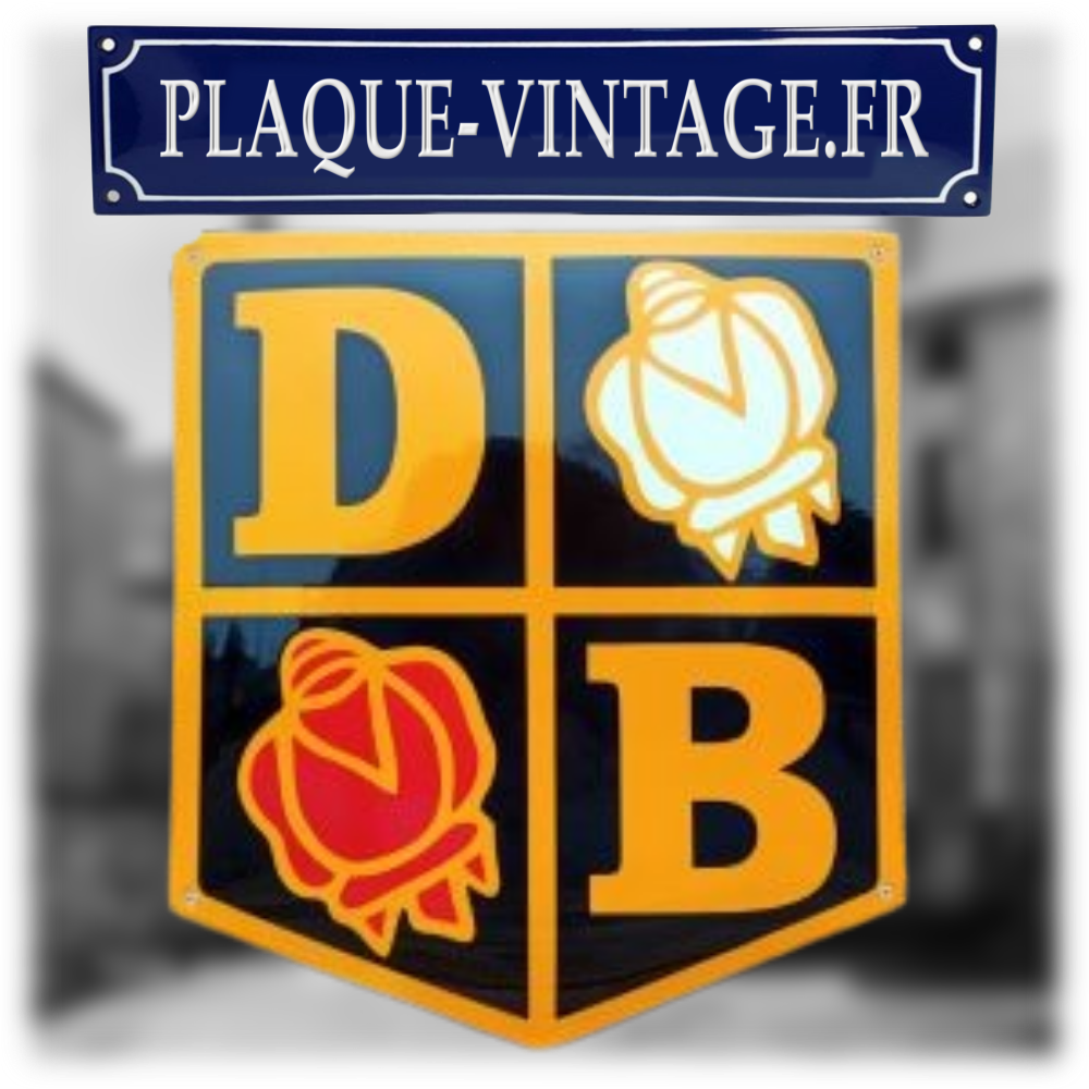 plaque émaillée logo david brown tracteurs