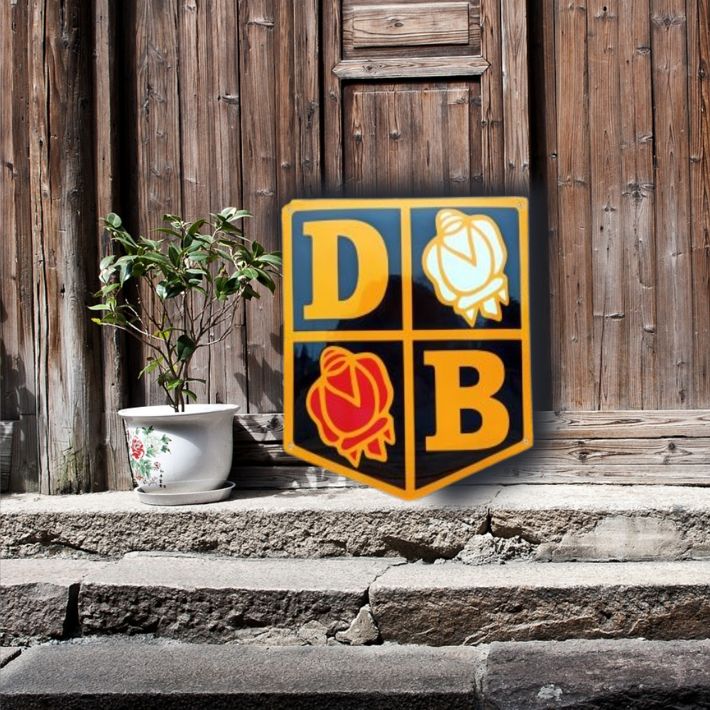 plaque émaillée david brown logo