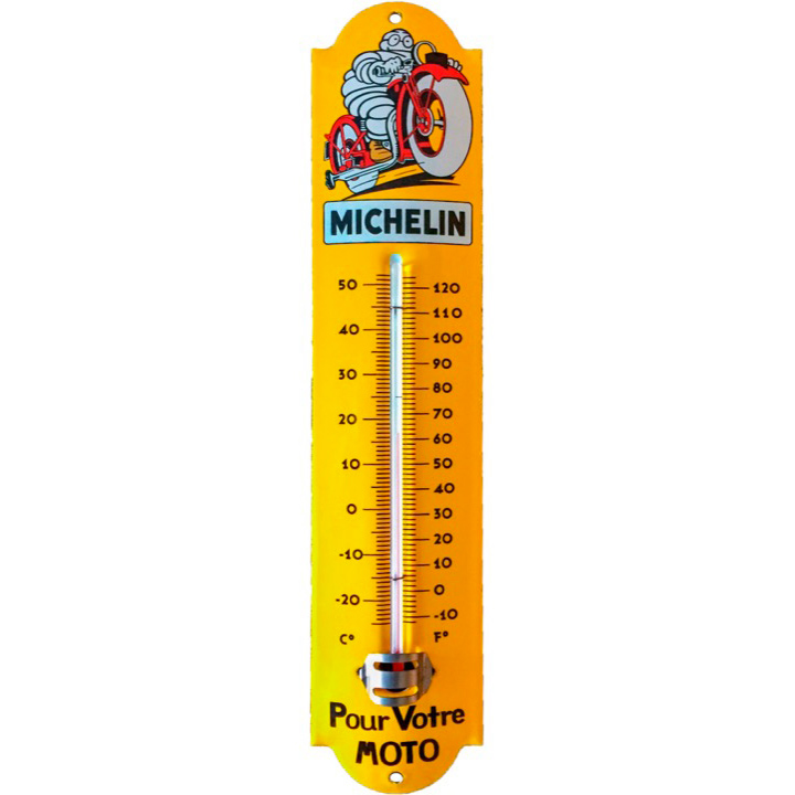 thermometre-emaille-michelin-pneus-moto
