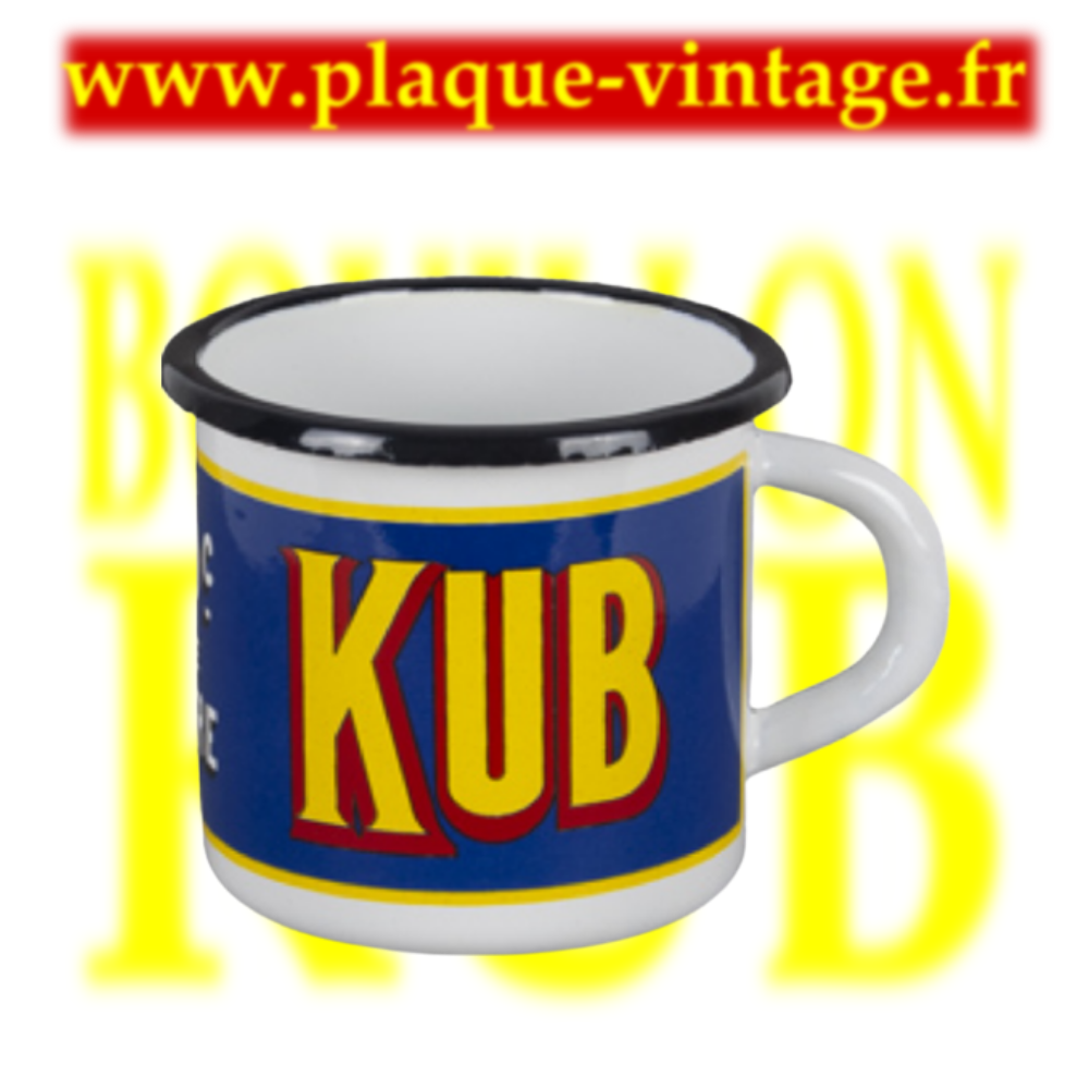 mug émaillé bouillon Kub