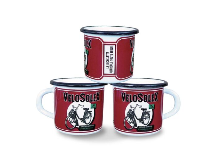 mug émaillé velosolex retro