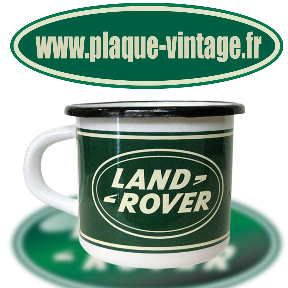 mug émaillé land rover