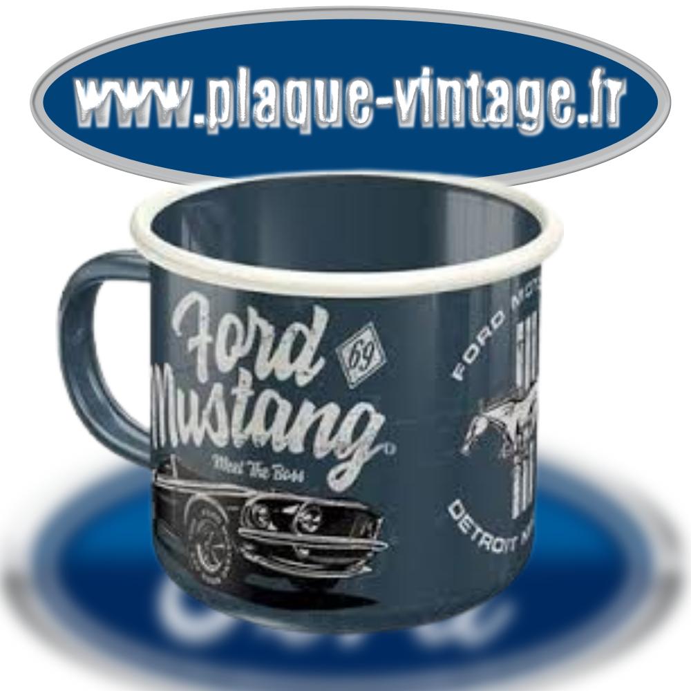 mug émaillé ford mustang