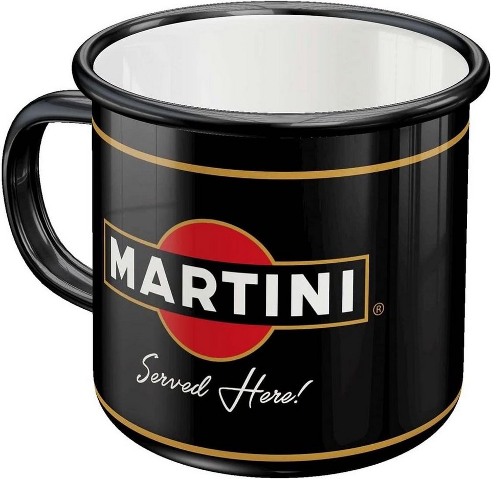 tasse émaillée Martini aperitif vermouth