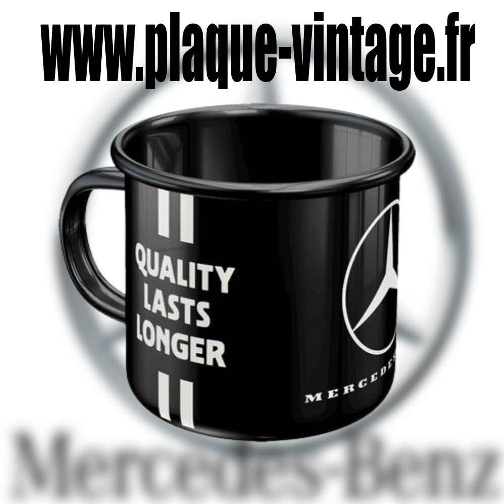 mug émaillé Mercedes truck drivers only