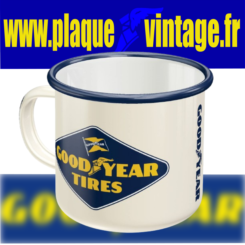 mug émaillé goodyear