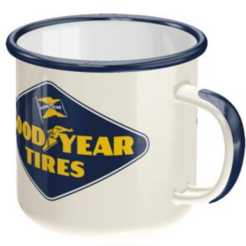mug émaillé goodyear tyres