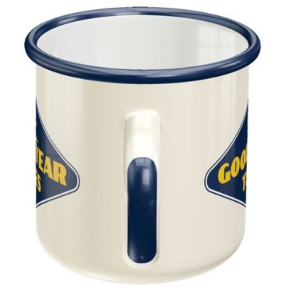 mug émaillé goodyear pneus