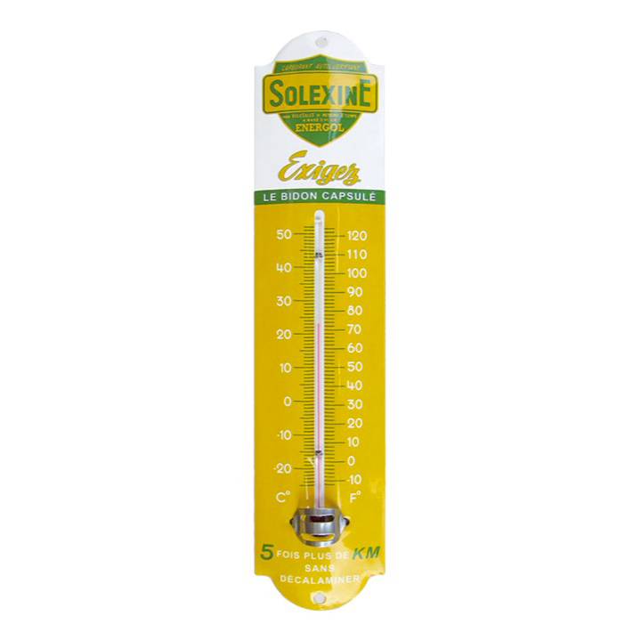 thermomètre émaillé solexine