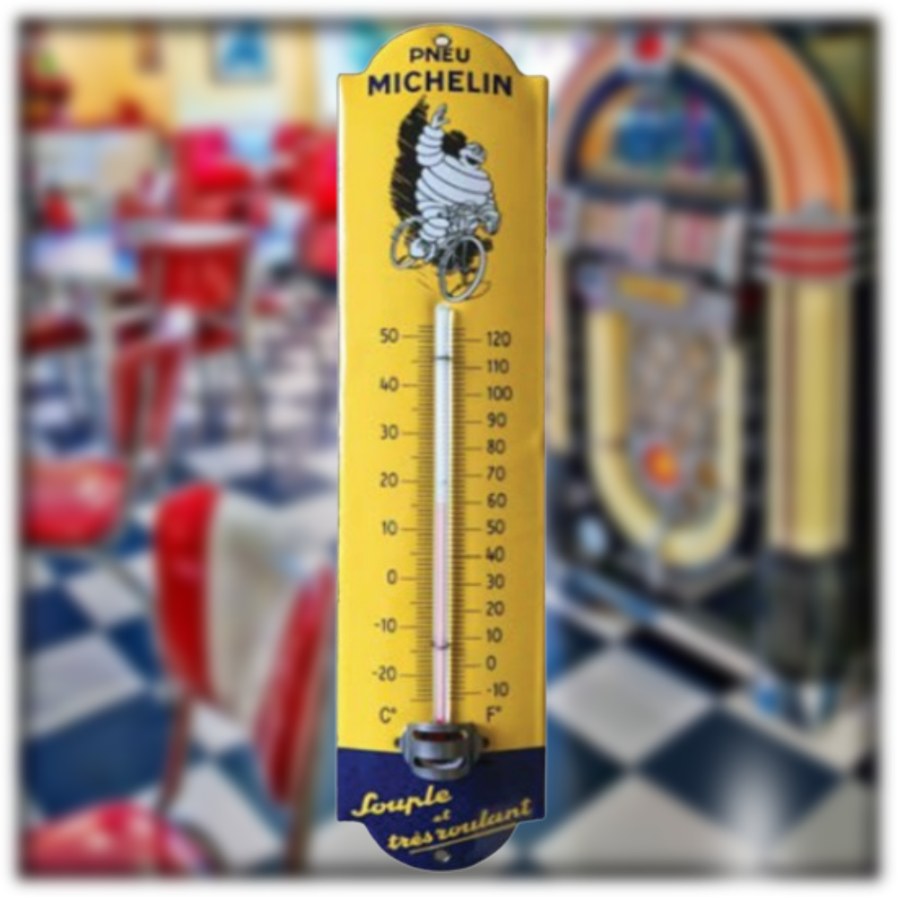 thermomètre émaillé Michelin
