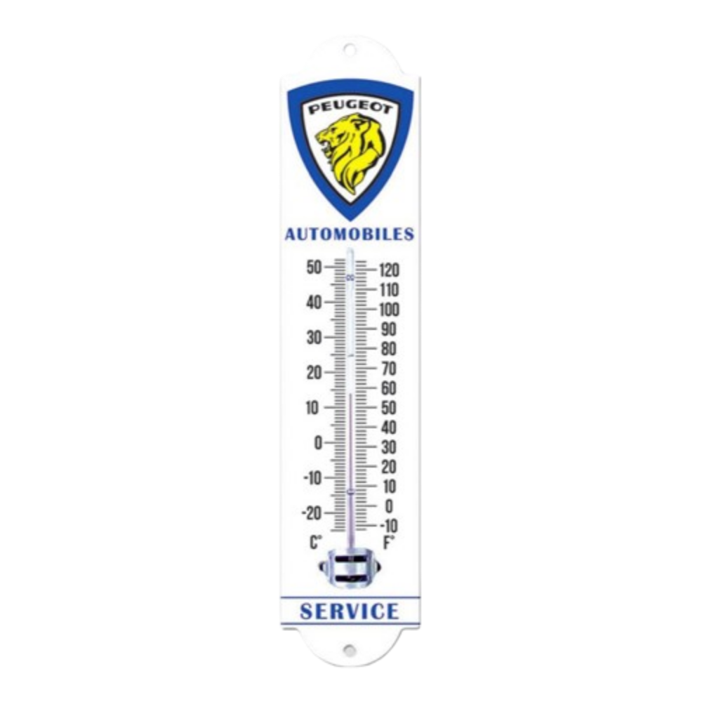 thermomètre Peugeot émaillé