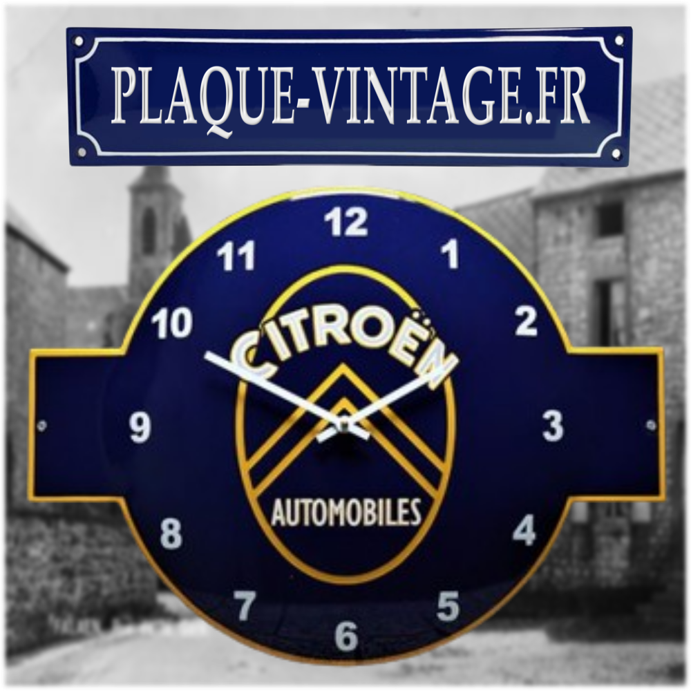 horloge émaillée citroen automobiles
