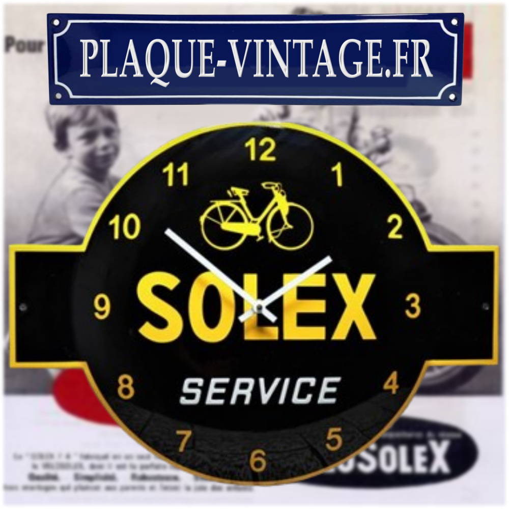 plaque émaillée Solex