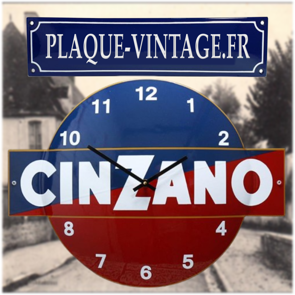 plaque émaillée Cinzano
