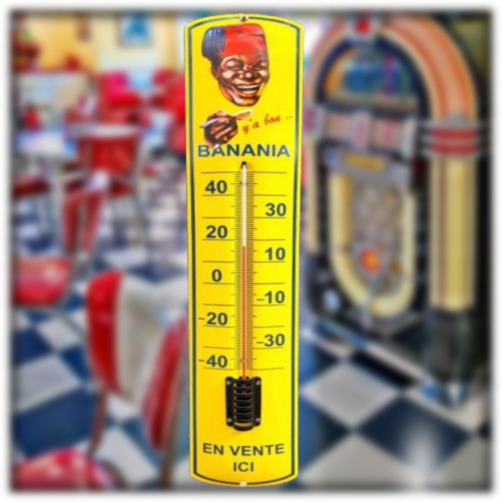 thermomètre émaillé y'a bon Banania