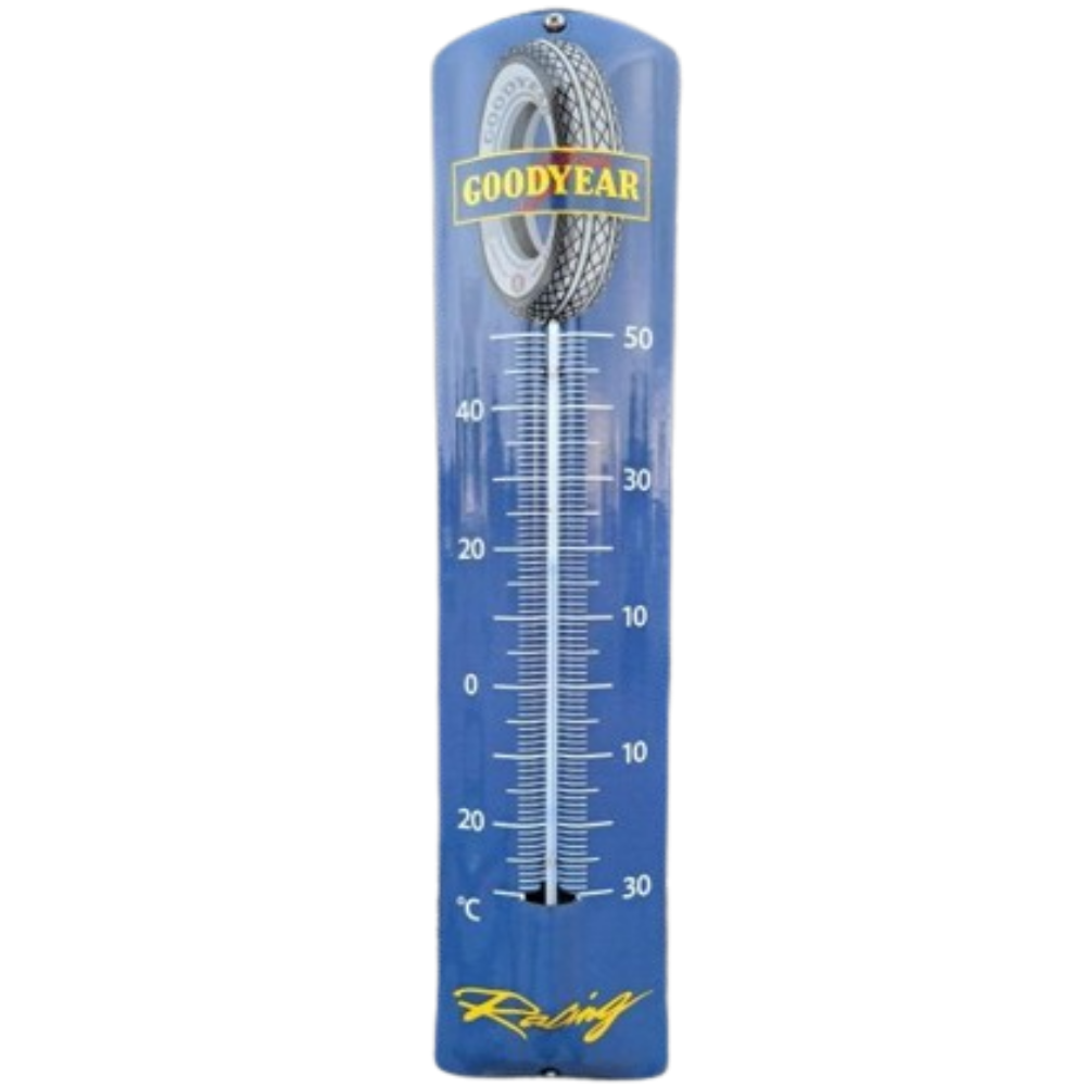 thermomètre émaillé Goodyear racing