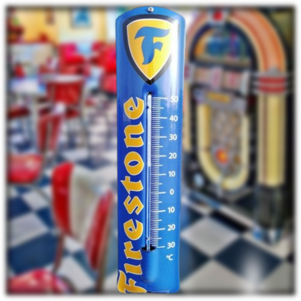 thermomètre émaillé Firestone