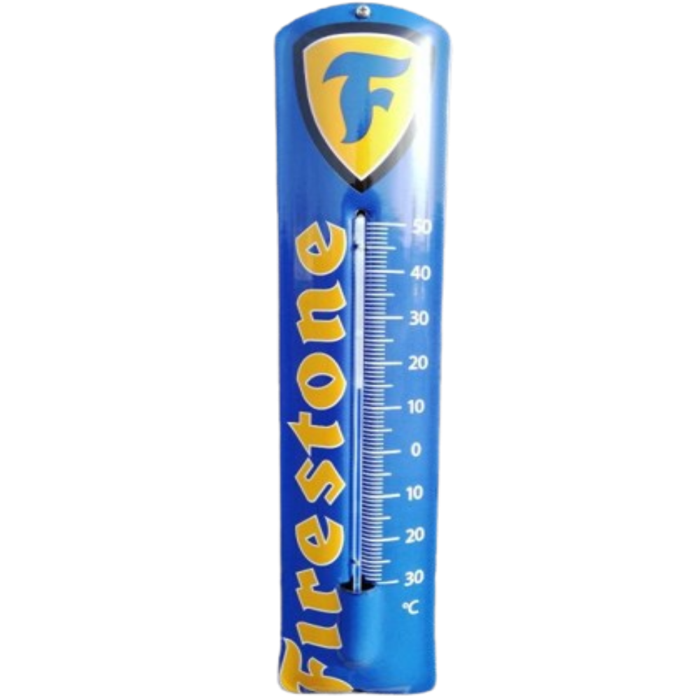 thermomètre émaillé Firestone tyres