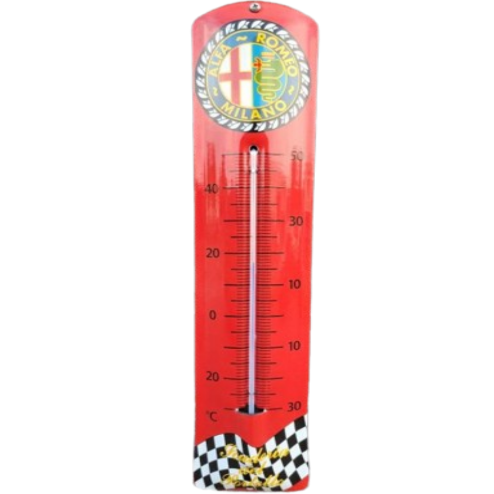 thermomètre émaillé alfa romeo milano