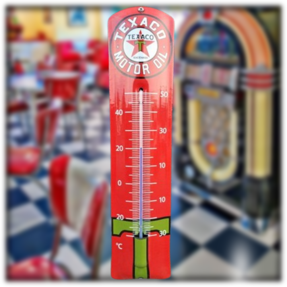 Thermomètre émaillé Texaco - Produits Emaillés/Thermomètres émaillés