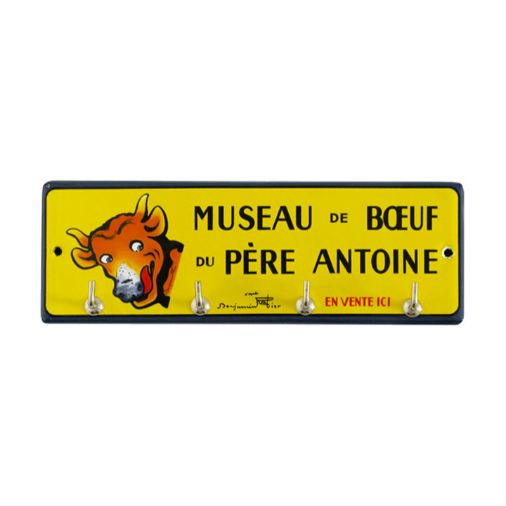 accroche torchons émaillé museau du père antoine