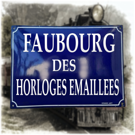 les horloges emaillees