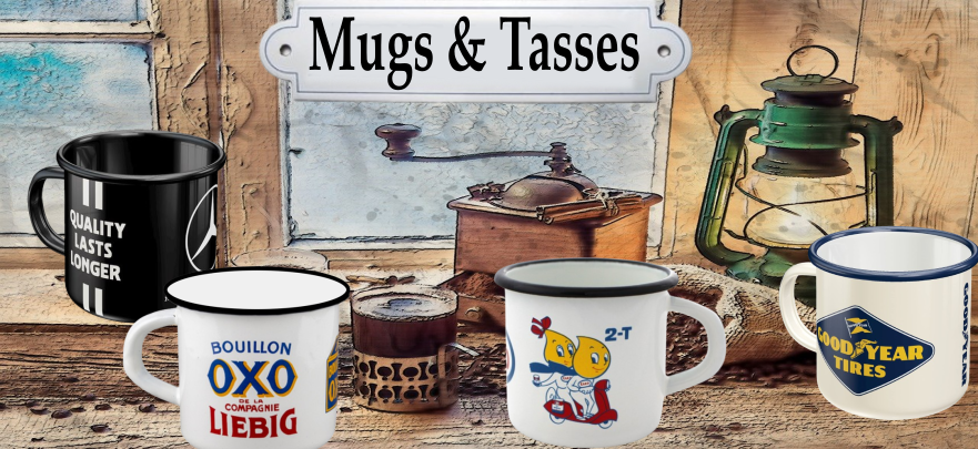 Tasses et mugs émaillés