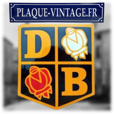 plaque émaillée logo david brown tracteurs