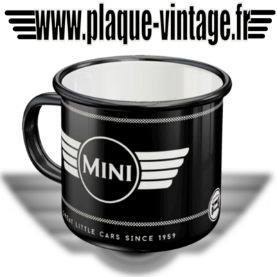 mug émaillé austin mini cooper