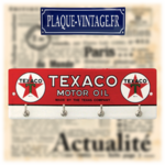 accroche-torchons émaillé texaco