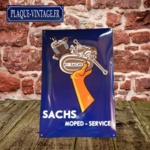plaque émaillée cyclomoteurs Sachs service