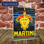 plaque émaillée Martini Vermouth