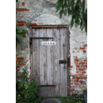 plaque de porte atelier émaillée