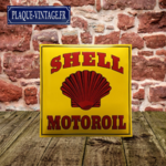 plaque émaillée shell