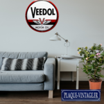 plaque émaillée veedol motor oil