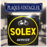 plaque émaillée solex service